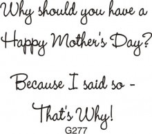 I Said So Mother's Day Greeting